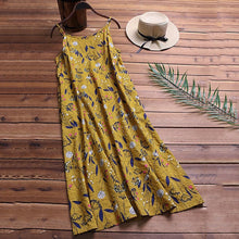 Load image into Gallery viewer, Tropical Vestidos Strap Sleeveless